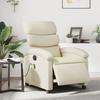 VidaXL Electric Reclining Massage Armchair, Relaxation Chair with Adjustable Backrest and Footrest, Seat of 3204034