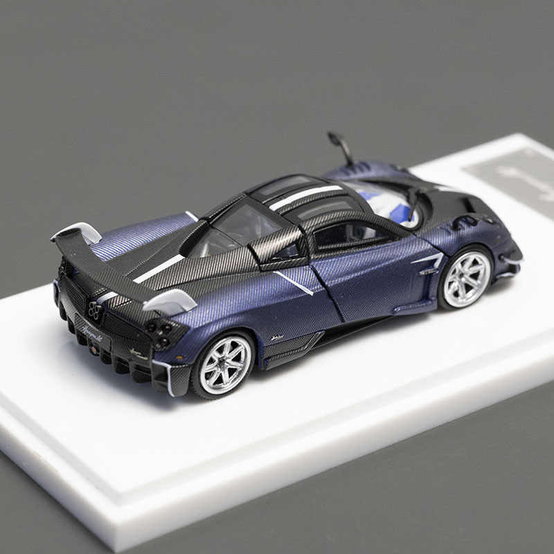 Car Demon King 1:64 Hua Ya BC Gull-wing Door Openable Pagani Alloy Model Limited To Singapore