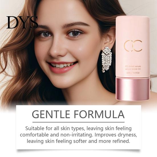 Leichte CC Cream 40G Farbkorrigierende Getönte Creme, Aufbaubare Deckkraft Feuchtigkeitsspendendes Gesicht Gesichts Natürlicher Hautton Ausgleichendes Finish Make-up