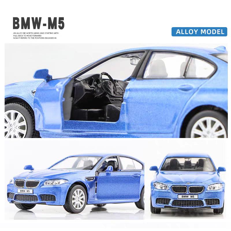 BMW M4 M5 Coupe Simulations-Druckguss & Spielzeugfahrzeug Rückziehmotor Auto & Türen zu öffnen RMZ city 1:36 Geschenke aus Legierungsmodellen für Kinder