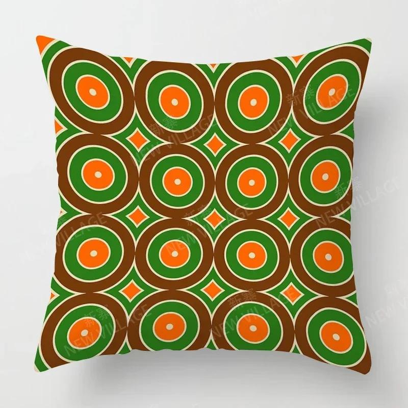 Nordic Fall Home Decor Autumn Throw Pillow Case Sofa Cushion Cover Modern  Geometry