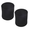 2PCS Reflex Port Sponge Replacement 80mm Bass Air Port Speaker Cabinet Outlet Sponge for DIY Sound Box And Speaker