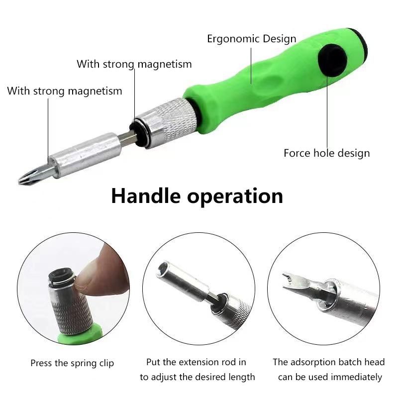 Magnetic Screwdriver Kit: 32-In-1 Screwdriver Set Precision Mini Magnetic Screwdriver Bits Kit Phone Mobile Ipad Camera Maintena