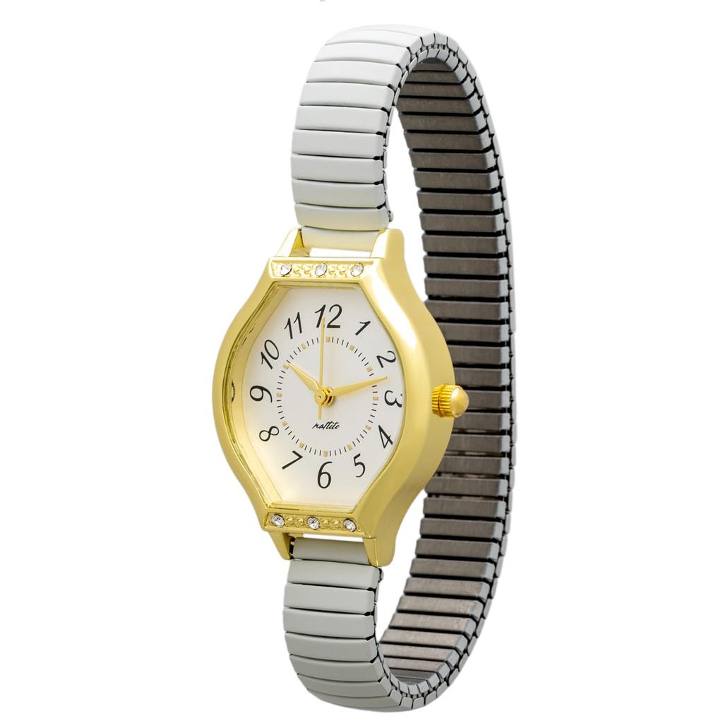 Watch Analog Stainless Steel Band White Ankh White [Fieldwork] Women's YM093-1