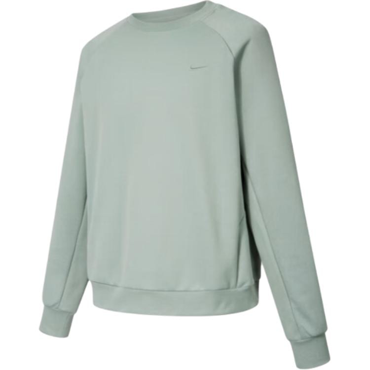 Nike Primary Sweatshirts Men's Light Green Gray Crew Neck Moderate FZ0972-370