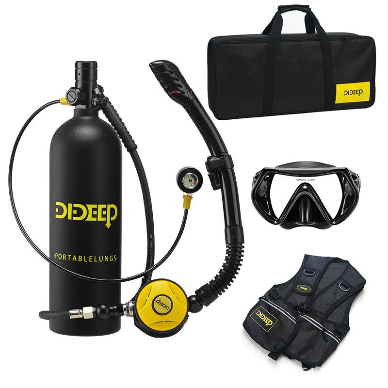 DIDEEP X5000Plus 2L Scuba Snorkeling Gear Oxygen Tank