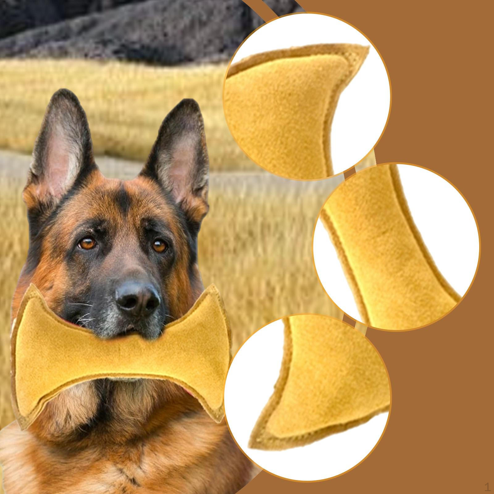 

Прочная игрушка для собак, аксессуар, устойчивый к укусам, для щенков, для жевания, для средних и крупных собак жёлтый