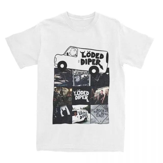 

Loded Diper Tour Van Rock Band T Shirt Accessories Men Women s Cotton Funny Diary of a Wimpy Kid Merch Tees Amusing Short Sleeve 4XL
