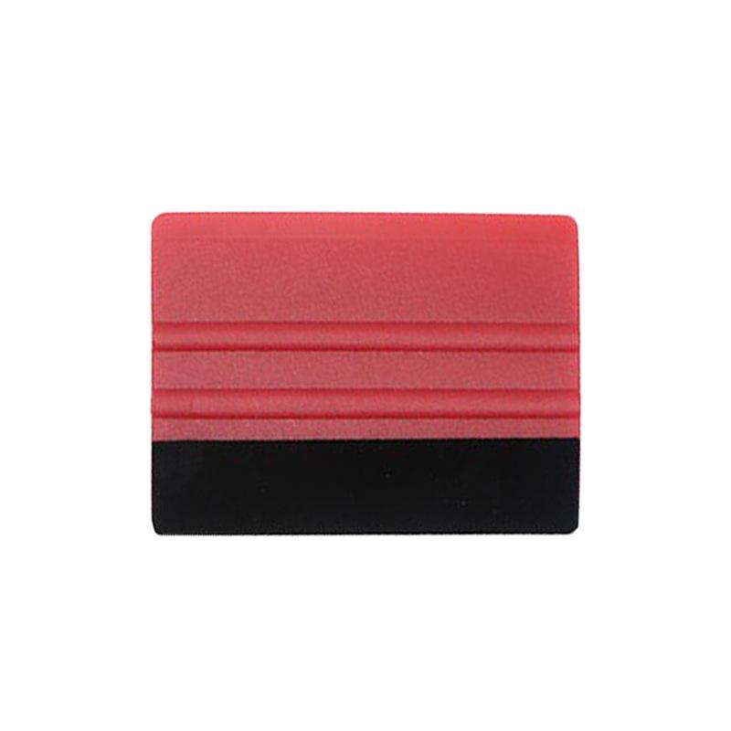 Vinyl Squeegee Scraper Tool 4 Inch Non-Slip Handle Felt Edge for Car Sticker Carbon Film Wrap Decal Application