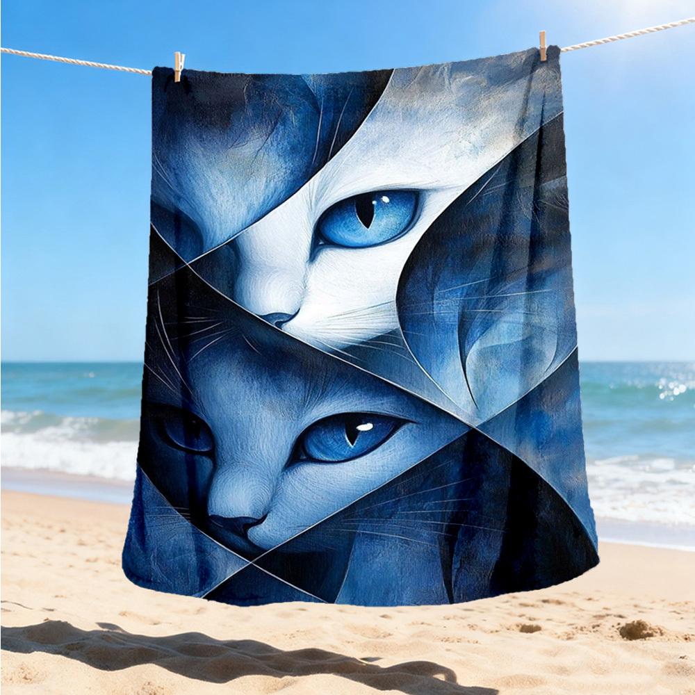 1pc Leopard Print Outdoor Blanket, Soft And Comfortable Blanket, Casual Warm Outdoor Blanket 80x120cm