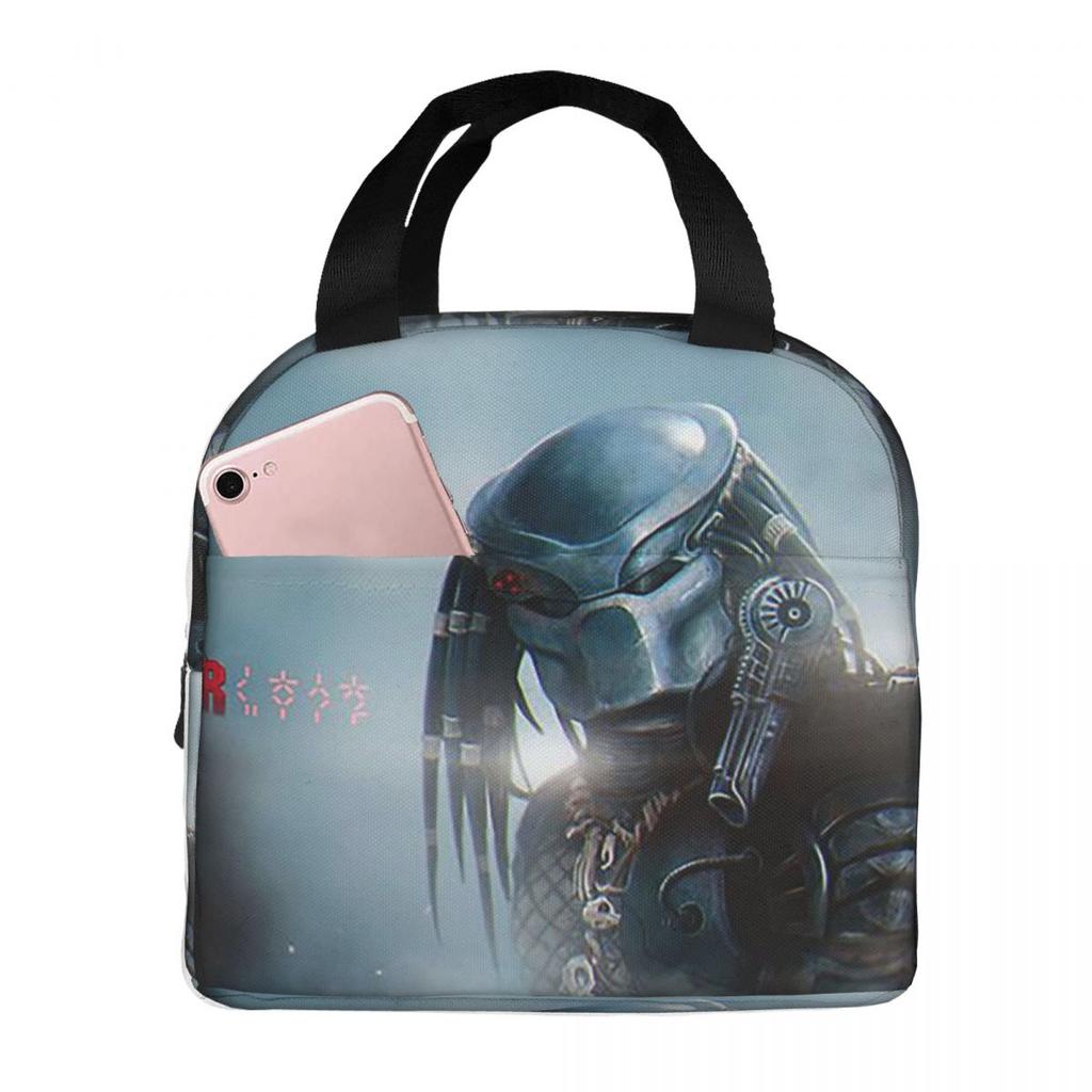 Predator Wallpaper Insulated Lunch Bag for Women Kids Portable Food Boxes Thermal Lunch Box Tote