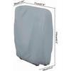 Protective Cover for Folding Chairs Cover for Garden Chairs UV Resistant Windproof for Garden Lounger Sun Lounger Folding Sun Lounger, with Oxford Car