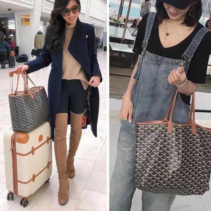 Goyard Women's Tote Y Print Large Capacity Shoulder Bag