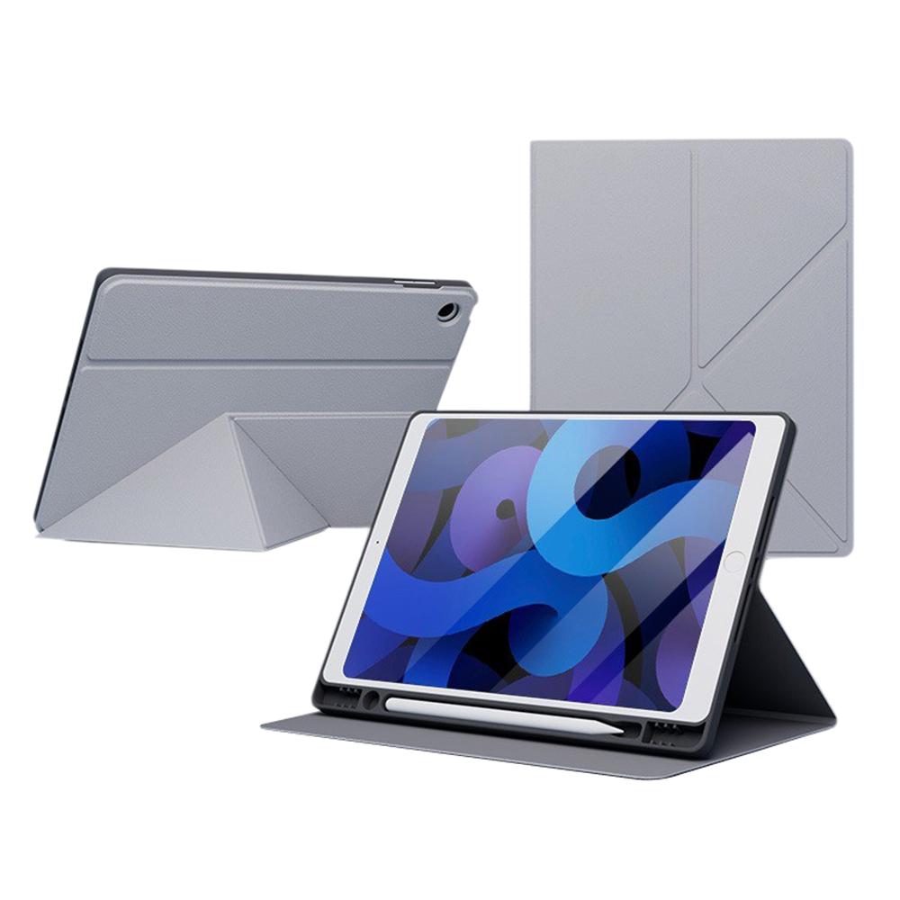 Tablet Case For iPad 10.2 (2021)/(2020)/(2019) Folding Stand Shockproof Leather Cover with Pencil Holder
