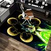 1pc Ricky and Morty Electric Chair Mat: Anime Cartoon Design, Non-Slip Carpet for Office Chairs, Suitable for All Seasons, Ideal as a Gift or Home Dec