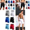 Men's Funktions Compression Shorts For Fitness And Sports Moisture-wicking Polyester Fabric Mid-length