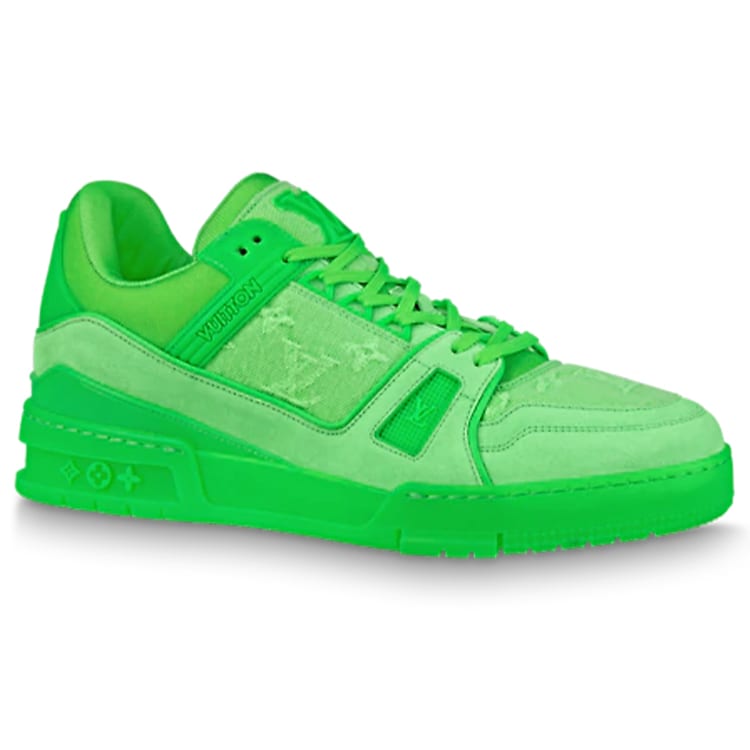 Louis Vuitton Trainer 'Fluorescent Green Monogram' 1A8KD8