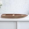 Wooden Small Classic Natural Boat Nautical Party Decorations Unfinished Canoe DIY Craft Wooden Sailboat Decor Sailboat