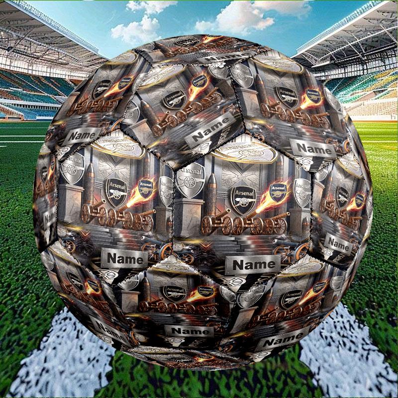 Custom Name Personalized Arsenal F.C Print Size 5 Soccer Ball Training & Match Football, for Team, Kicking, Gift for Football Enthusiasts