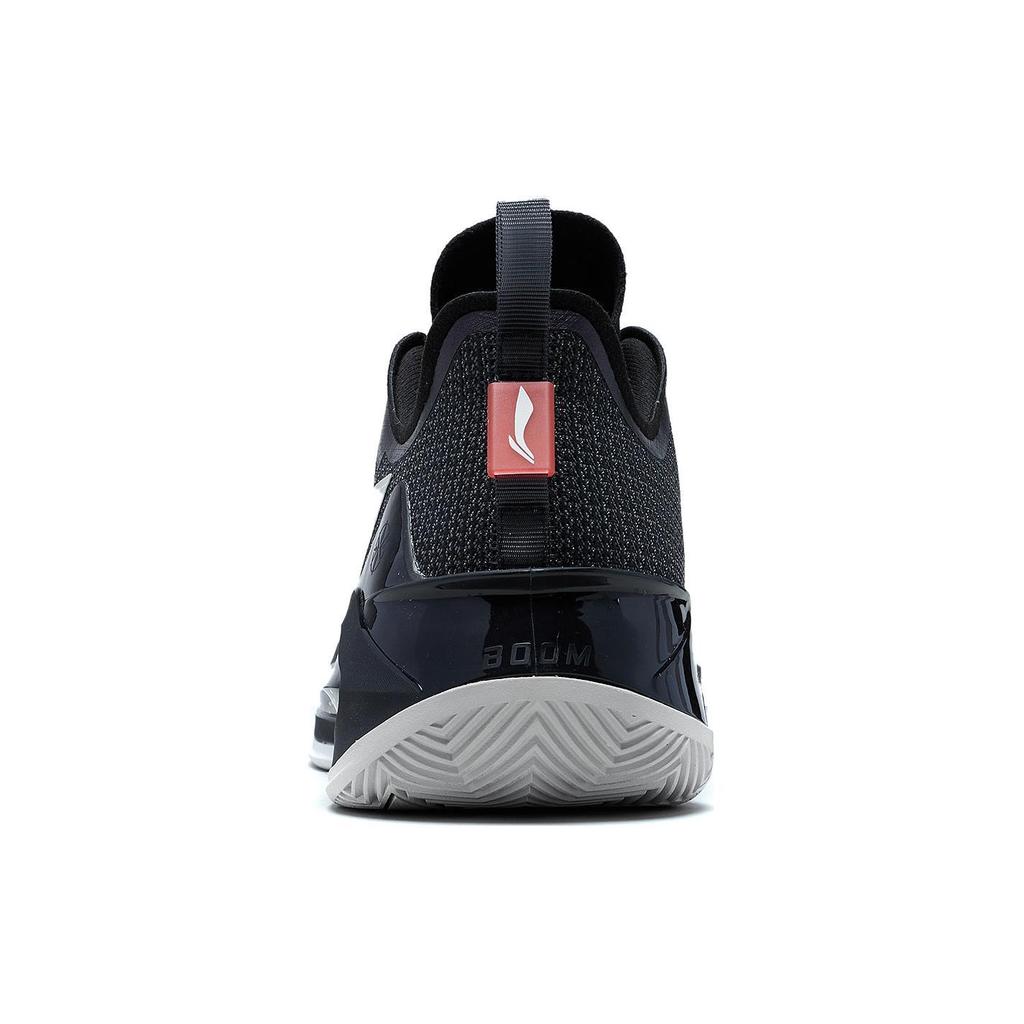 Li Ning Liren 3 V2 Obsidian Cushioning Low top Basketball Shoes Men's Night Black ABAT057-7