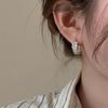 Exquisite French Cubic Zirconia Wheat Earrings: Light Luxury & Fashionable Design
