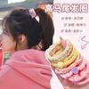 Children's Hair Band Simple Color Rubber Band High Value Girl Ball Head Ponytail Head Rope Little Girl Hair Rope
