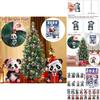 Christmas Panda Countdown Calendar With Acrylic Components For Holiday Decor Gift For Kids