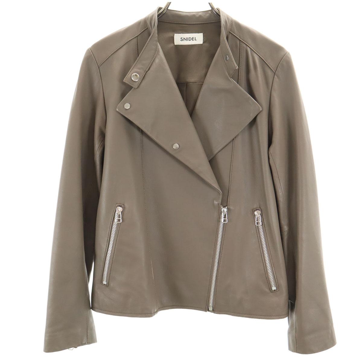 

SNIDEL Куртка косуха Серая Женская Б/у