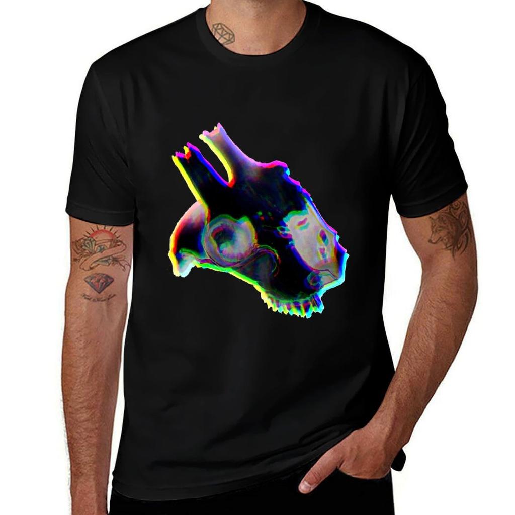 Animal Skull Invert Tshirt Large Size Soft Cotton Tshirt