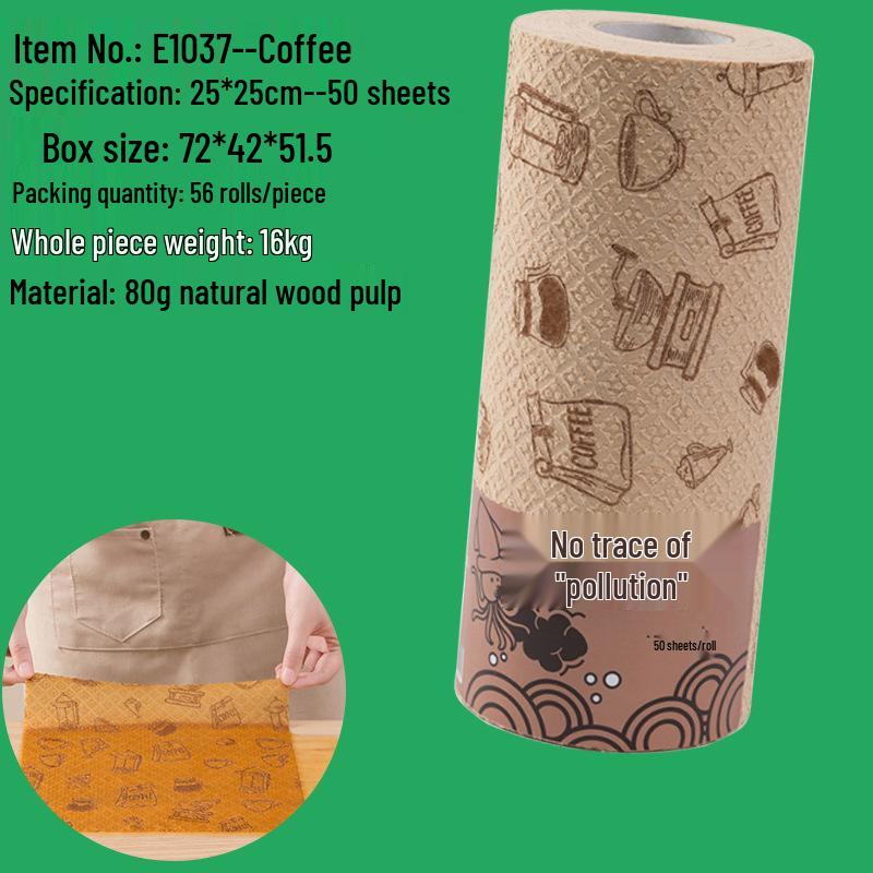 Lavete de bucătărie dublu uz fără scame - Neabsorbante, ușor de curățat, celuloză de lemn de culoare naturală.