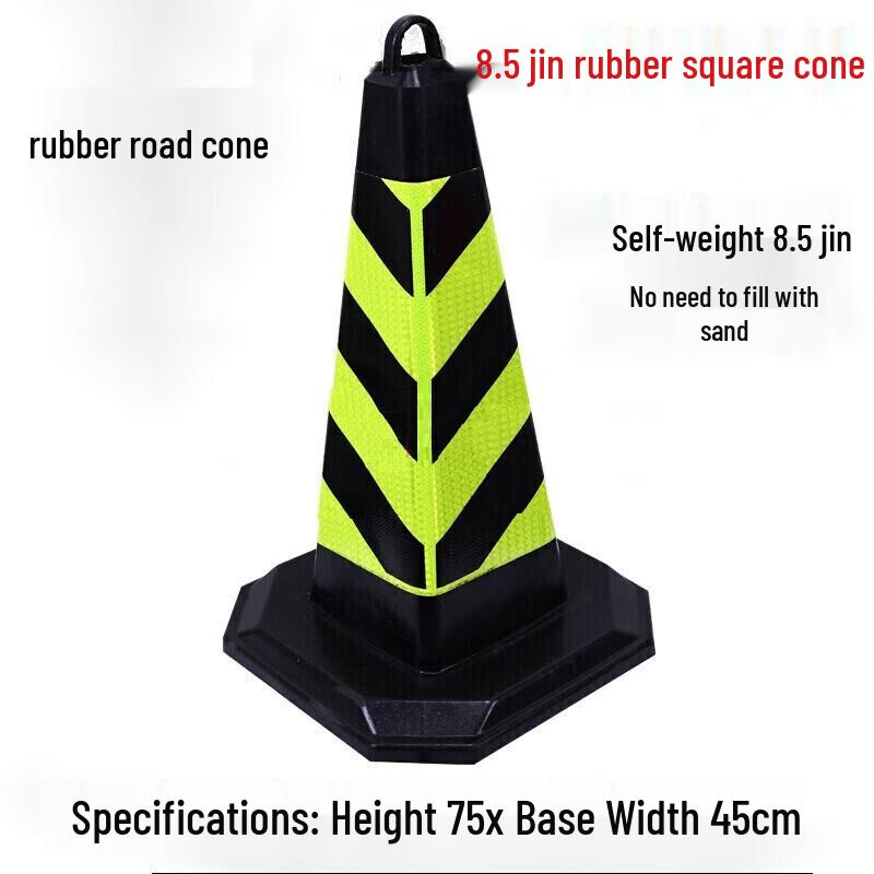 Square Reflective Traffic Cone