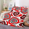 1pc Heart Print Blanket Warm, Cozy, And Soft, Suitable for Sofas, Beds, Cars, And Office Use.Perfect for Camping And Travel, Making It a Great Gift fo