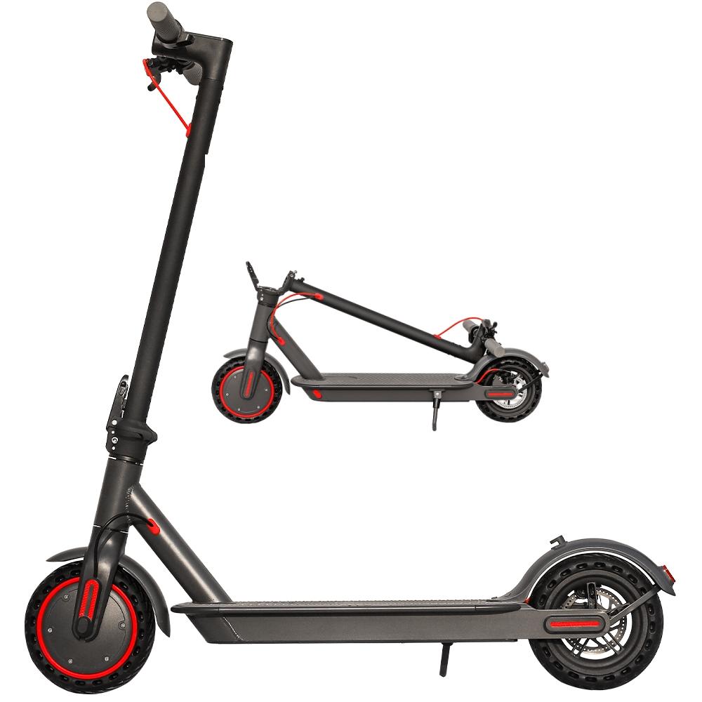 Portable 12.5kg AOVOPRO 350W Foldable Electric Scooter 8.5 Inch Solid Tire IP65 Waterproof Adult Escooter USA Stock