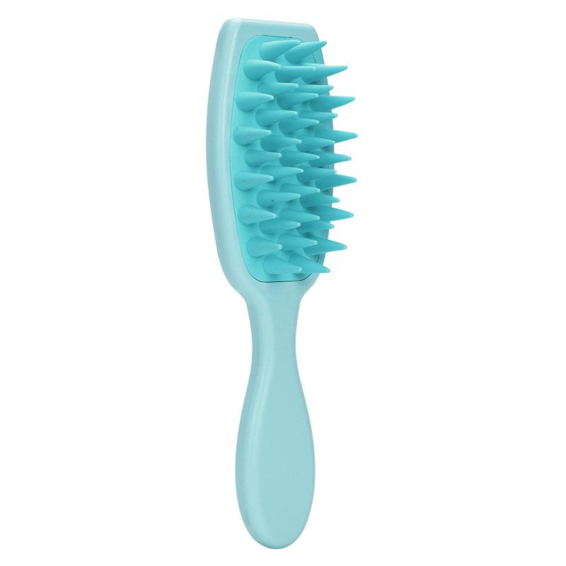 Erweiterter Griff, weiches Silikon, Shampoo, Kopfhaut, Haar-Massagegerät, Haarwaschkamm, Duschbürste, Bad, Spa, Massagebürste, Großhandel neu