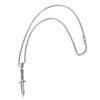 Men Knife Pendant Necklace Fashionable Male Jewelry Necklace Gift Clothes AccessorySteel Color