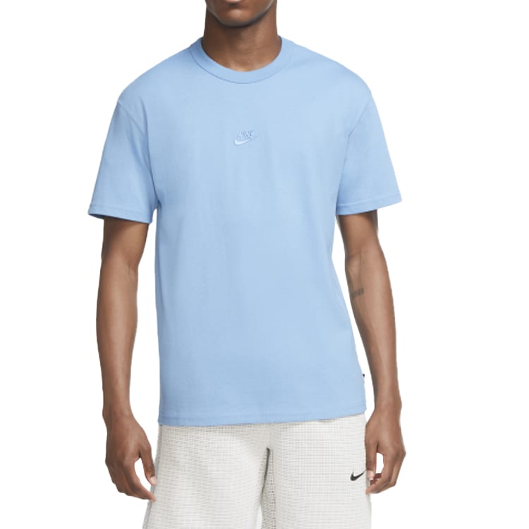 Nike T Shirts Men's Blue Crew Neck Moderate Straight Fit DB3194-496
