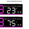 LED Wall Clock Simple Colourful Digital Clocks Gym Wall Multifunction Clock Large Led Screen Large Digital