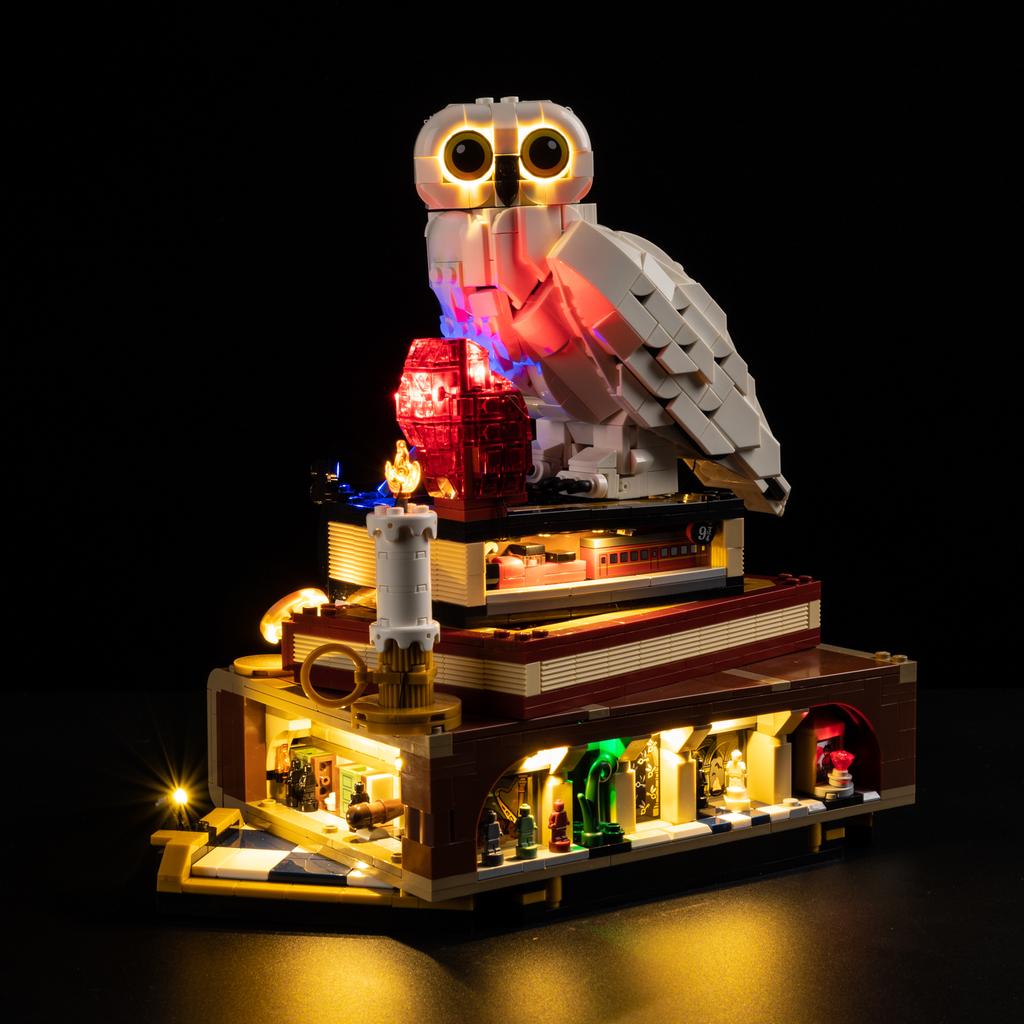 DIY LED Lighting Kit For Lego 76466 Sorcerer's Stone – Collectors' Edition Light Kit Building Block Toy Decoration Adjustable Lighting Accessories