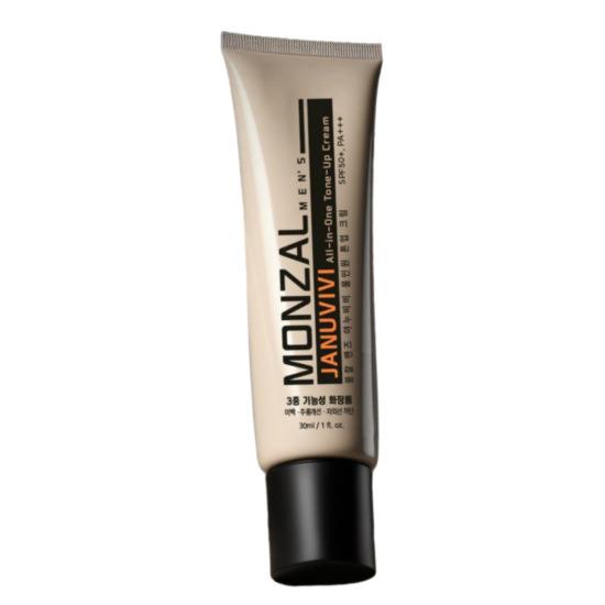 

a0549 MONZAL Мужской тонирующий крем Yanu BB All-in-One SPF50+ PA+++ 30 мл Tone-Up Cream #Nude Beige
