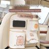 Cute Capybara Car Seat Back Storage Bag