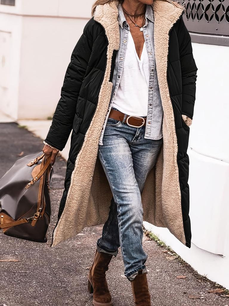 Elegant Long Thick Coat Winter Warm Coat