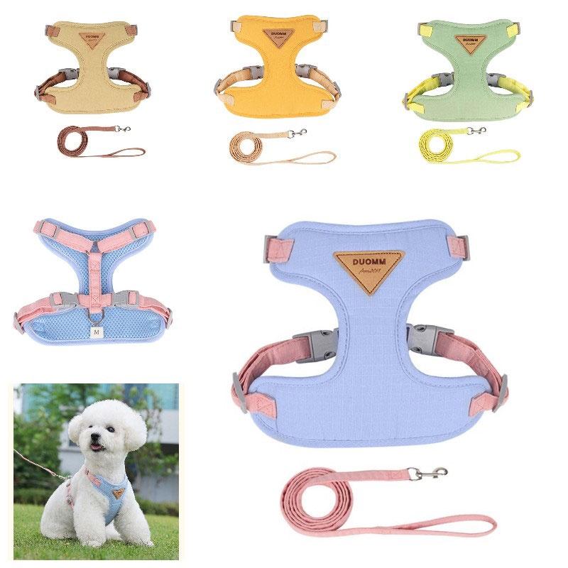 Hot Selling Dog Chest And Back Strap Wholesale Pet Leash For Small Dogs Prevents Escape Adjustable Size