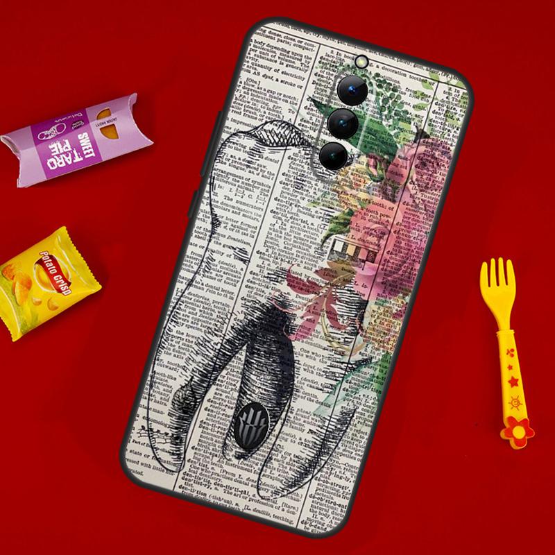 Human Tooth Anatomy Case For ZTE Nubia Red Magic 10 Air 6 6S 7S For Red Magic 11 10 9 8 8S 9S 10S Pro Plus Cover