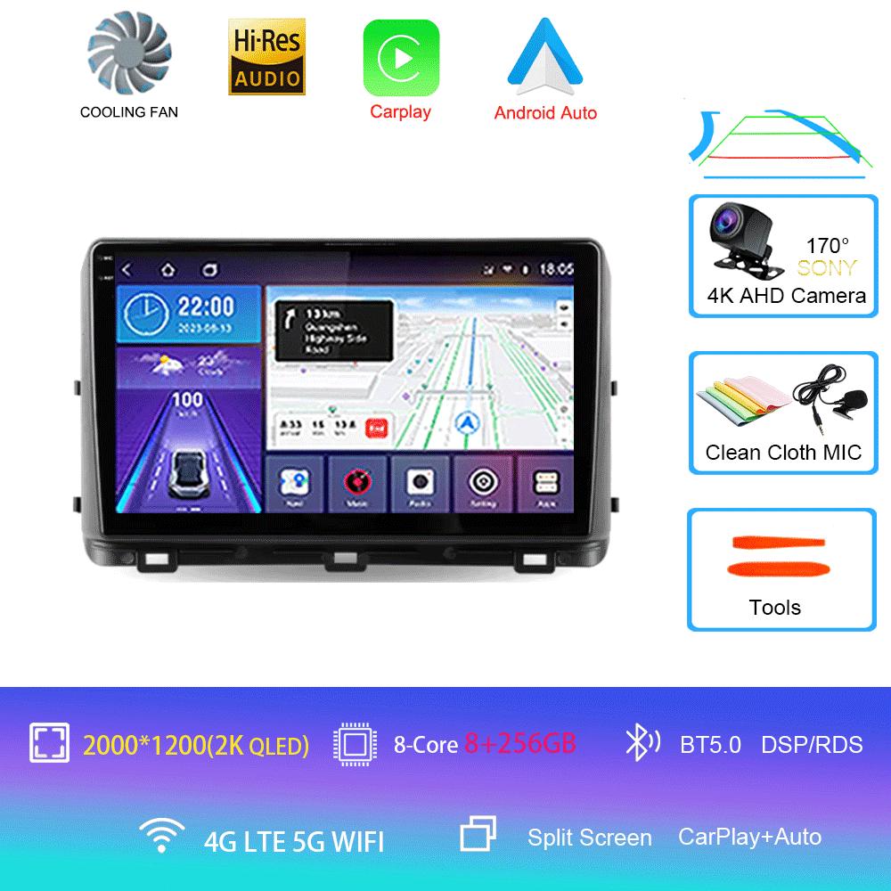 Android 14 For Kia Ceed 3 CD 2018 - 2022 Car Radio Multimedia Video Player Navigation GPS BT 5.0 DSP WIFI 4G Carplay 360 Camera