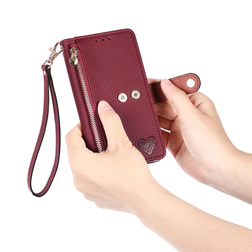 For Xiaomi 17 Pro Max Cases Wallet Stand Retro Texture Leather Phone Cover with Lanyard