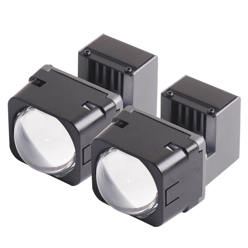 Sanwei SANVI 1.5" LED Dual Light Lens: Single Low/High Beam Laser Cannon Headlight Lens