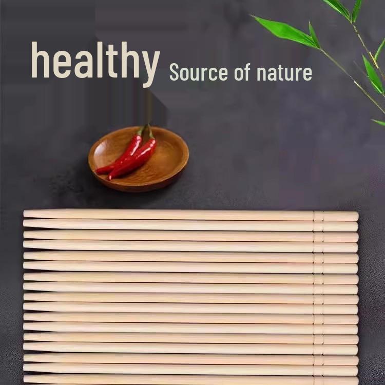 

Эксклюзив для новичков - 100 пар одноразовых бамбуковых палочек для еды на вынос и фастфуда 4.5mm-100 pairs