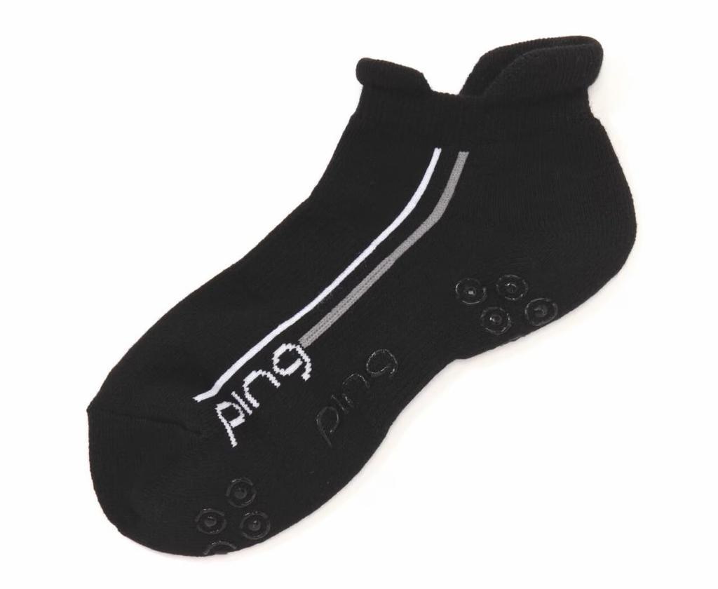 Antibacterial and Deodorizing Ankle Socks Support and Sole Golf Socks FR [Ping Apparel] Women's (Arch Pile) / / 622-4286800 010_Black