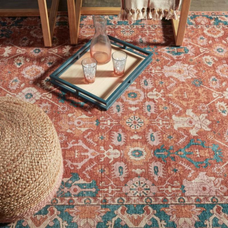European Vintage Carpet Non-slip Ethnic Rugs for Living Room Bedroom Large Area Lounge Rug Home Decoration