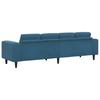Living Room Sofa Blue 250 x 77 x 76 cm